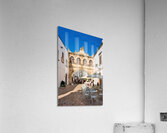 Apulia Puglia Italy. Ostuni. The white town. The Arco Scoppa arch Acrylic Print