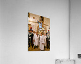 Apulia Puglia Italy. Ostuni. Festival of Saint Orontius. Procession with the statue of the Saint Acrylic Print