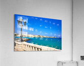 Apulia Puglia Salento. Italy. Otranto. The sea shore Acrylic Print