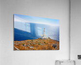 Apulia Puglia Italy. The lighthouse at Cape Palascia Capo dOtranto. The easternmost point of Italy Acrylic Print