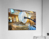 Salento. Apulia Puglia Italy. Gallipoli. Old olives crusher. Frantoio Oleario Ipogeo di Palazzo Granafei Acrylic Print