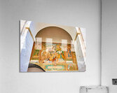 Salento. Apulia Puglia Italy. Galatina. Santa Caterina dAlessandria church. Frescoes in the cloister Acrylic Print