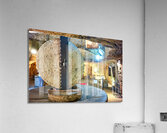 Salento. Apulia Puglia Italy. Gallipoli. Old olives crusher. Frantoio Oleario Ipogeo di Palazzo Granafei Acrylic Print