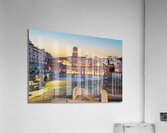 Rome Lazio Italy. Trajans market at Fori Imperiali. Trajans Forum Acrylic Print