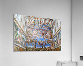 Rome Lazio Italy. The Vatican Museums in Vatican City. Sistine Chapel by Michelangelo. The Last Judgement Acrylic Print