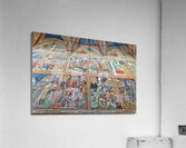 San Gimignano. Tuscany. Italy. The interior of the Collegiata di Santa Maria Assunta. Duomo Cathedral Acrylic Print