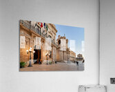 The Town Hall of Syracuse Ortygia. in Piazza Duomo. Sicily Italy Acrylic Print