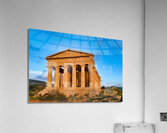 Temple of Concordia Tempio della Concordia. Valle dei Templi Valley of the Temples. Agrigento Sicily Italy Acrylic Print