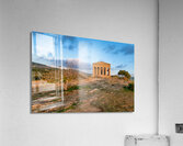 Temple of Concordia Tempio della Concordia. Valle dei Templi Valley of the Temples. Agrigento Sicily Italy Acrylic Print