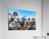 Panorama elevated view of Catania Sicily Italy Acrylic Print