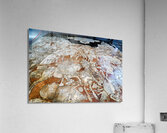 Siena Tuscany Italy. The marble mosaic floor inside the Cathedral Acrylic Print