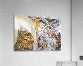 Montefalco Umbria Italy. San Francesco Church frescoed by Benozzo Gozzoli Acrylic Print