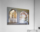 Montefalco Umbria Italy. San Francesco Church frescoed by Benozzo Gozzoli Acrylic Print