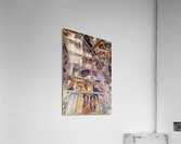 Foligno Umbria Italy. Frescoes at Trinci Palace Palazzo Trinci a patrician residence and museum. Acrylic Print