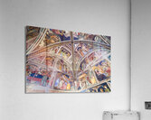 Foligno Umbria Italy. Frescoes at Trinci Palace Palazzo Trinci a patrician residence and museum. Acrylic Print
