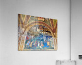 Spello Umbria Italy. Baglioni Chapel frescoed by Pinturicchio in Santa Maria Maggiore Church Acrylic Print