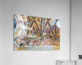 Orvieto Umbria Italy. The vault of the chapel of the Madonna di San Brizio frescoed by Fra Angelico and Benozzo Gozzoli Acrylic Print