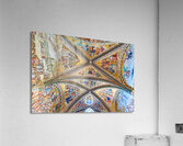 Orvieto Umbria Italy. The vault of the chapel of the Madonna di San Brizio frescoed by Fra Angelico and Benozzo Gozzoli Acrylic Print