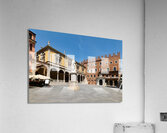 Verona Veneto Italy. Piazza dei Signori with the monument to Dante Acrylic Print