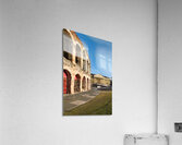 Verona Veneto Italy. The Verona Arena - Roman Amphitheatre and the Town Hall Acrylic Print