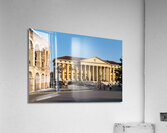 Verona Veneto Italy. The Verona Arena - Roman Amphitheatre and the Town Hall Acrylic Print