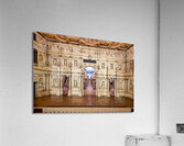 Vicenza Veneto Italy. The interiors of the Teatro Olimpico Olympic Theatre Acrylic Print