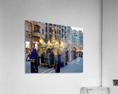 Zaragoza. Saragossa. Aragon. Spain.  Processions of the Easter Holy Week Acrylic Print