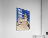 Sitges Catalunya Spain. Church esglesia de Sant Bartomeu i Santa Tecla Acrylic Print