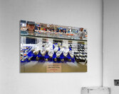 Fresh oysters on display at a seafood market. Acrylic Print