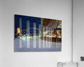 Sydney Opera House and Harbour Bridge at night. Acrylic Print
