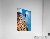 Sydney Tower and J.P. Morgan building against blue sky. Acrylic Print