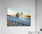Sydney Opera House and harbor at sunset. Acrylic Print