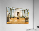 Sculptures and paintings in an art gallery in Sydney Acrylic Print