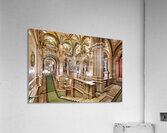 Opulent grand staircase in a historic opera house. Acrylic Print