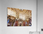 Ornate domed museum interior with grand architecture. Acrylic Print