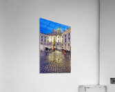 Hofburg Palace Vienna at night with horse drawn carriages. Acrylic Print