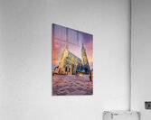 St. Stephens Cathedral Vienna at vibrant sunset. Acrylic Print