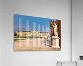 Schönbrunn Palace Vienna with statues and autumn trees. Acrylic Print