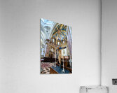 Exploring Valencia Spains Cathedral interior with religious art Acrylic Print
