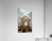 Valencia Cathedral features stunning architecture and altar deta Acrylic Print