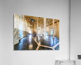 Visitors explore the interior of Lonja de la Seda in Valencia Sp Acrylic Print