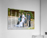 Traditional wedding ceremony at Meiji Jingu Shinto shrine in Tok Acrylic Print