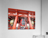 Senso ji temple entrance in Asakusa Tokyo during busy visiting  Acrylic Print