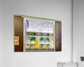 Metro ticket machine at a station in Tokyo Japan in busy settin Acrylic Print