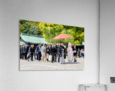 Traditional wedding ceremony at Meiji Jingu shrine in Tokyo Japa Acrylic Print