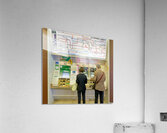 Buying tickets at a metro station in Tokyo Japan during the day Acrylic Print