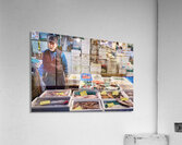 Fish market in Tokyo shows variety of seafood and local seller Acrylic Print