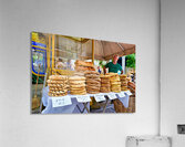 Food stall offers baked goods in downtown Athens Greece Acrylic Print