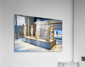 Exploring caryatids at Acropolis Museum in Athens Greece Acrylic Print