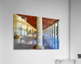 Walking through the Stoa of Attalos in Ancient Agora Athens Gre Acrylic Print